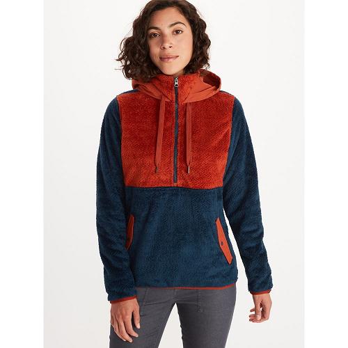 Marmot Homestead Clothes - Womens Hoodies Dark Blue CA4815639 Canada